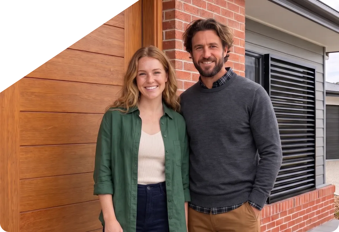 Happy Couple Homeowners